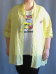 Рубашка "Дива" (ВК18-045) белый в желтый горох (Терра, Москва) — размеры 64-66, 68-70