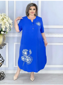 платье "Одуванчик" (2550) электрик