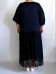 Платье с вышивкой "Елена" темно-синий (Smart-Woman, Россия) — размеры 56-58, 64-66, 68-70, 72-74, 76-78, 80-82