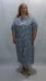 Платье-рубашка "Поляна" голубая (Smart-Woman, Россия) — размеры 56-58, 64-66, 68-70, 72-74, 76-78, 80-82