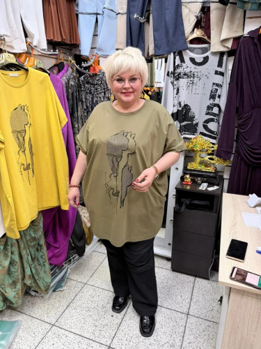 Туника "А687" (Китай, разные фабрики) — размеры 8 xl, 9 xl