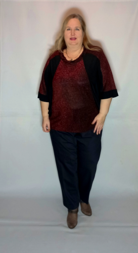 Блузон "Аманда-люрекс" (Маричи, Москва) — размеры 62, 64, 66