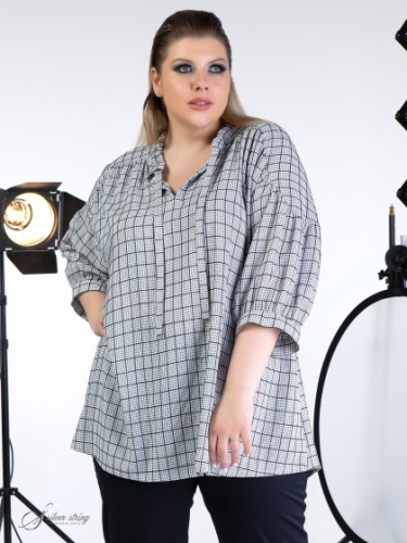Блузка 33041870-01-01 (Серебряная нить, Москва) — размеры 54, 56, 58