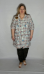 Рубашка удлиненная "Комфорт" беж (Smart-Woman, Россия) — размеры 64-66, 68-70, 72-74, 76-78, 80-82
